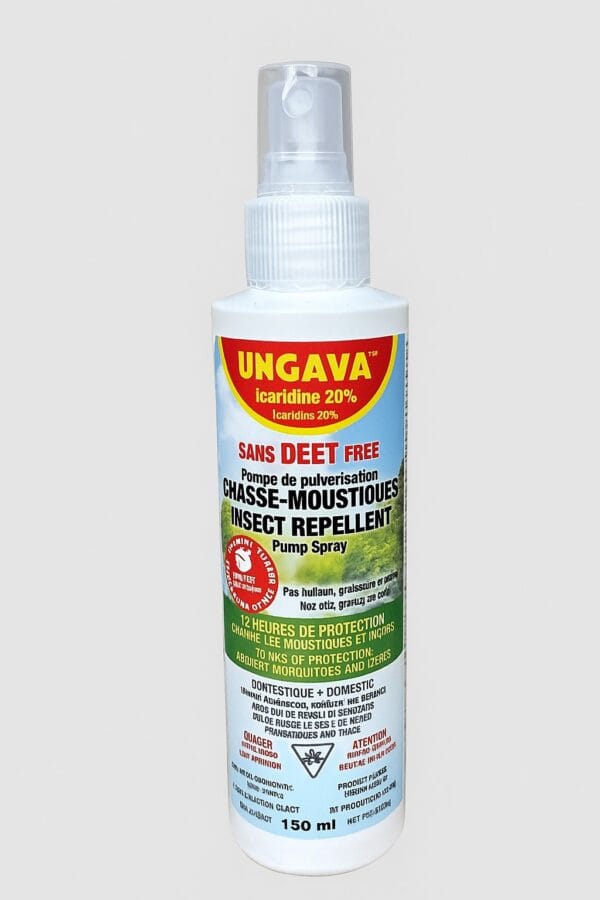 Chasse-Moustiques Icaridine 20% - Sans Deet 150 ml Pour toute la famille 6 mois et +